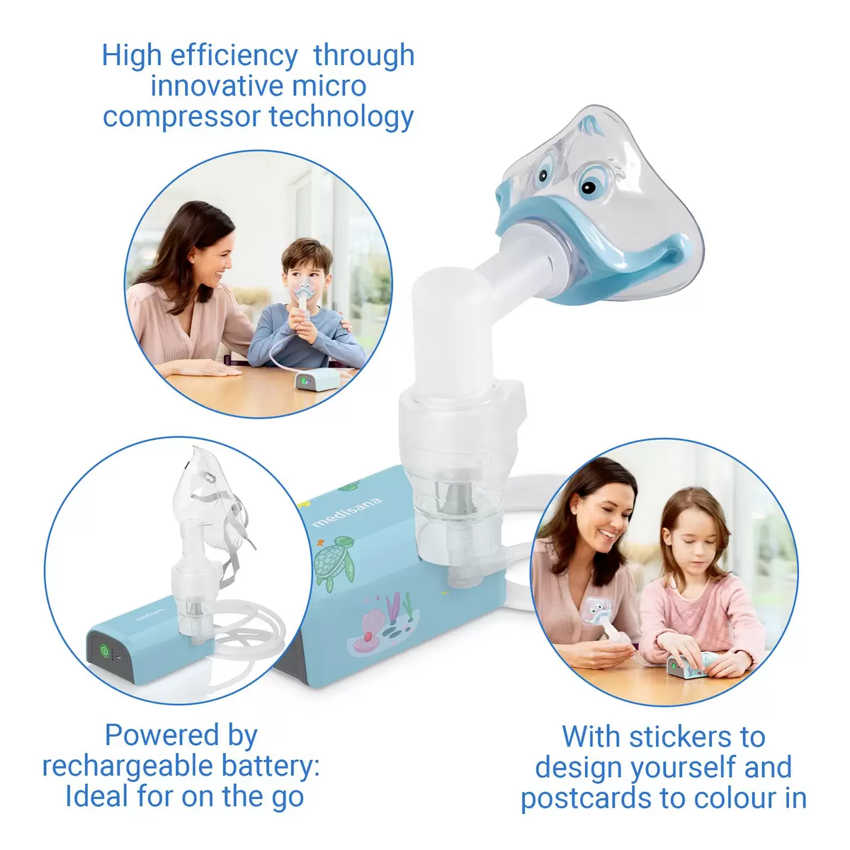 Inhalator Medisana IN165 transparent,türkis