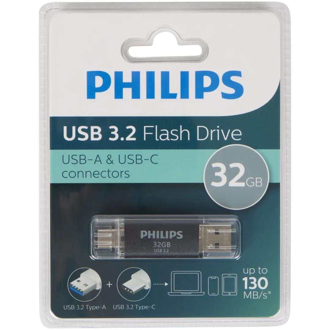 Clé USB Philips USB-A et USB-C