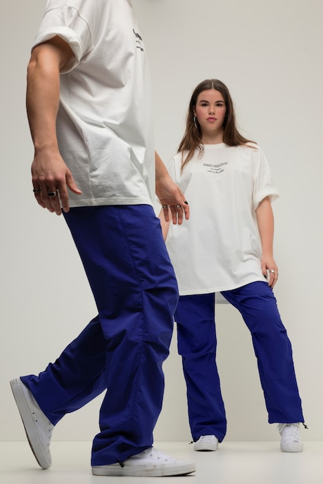 Fliegerhose, Wide Legs, Elastikbund, Unisex