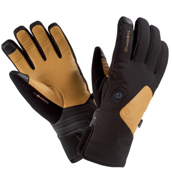 Gant chauffant THERM-IC POWGLOVE SKILIGHT BLACK/CAMEL