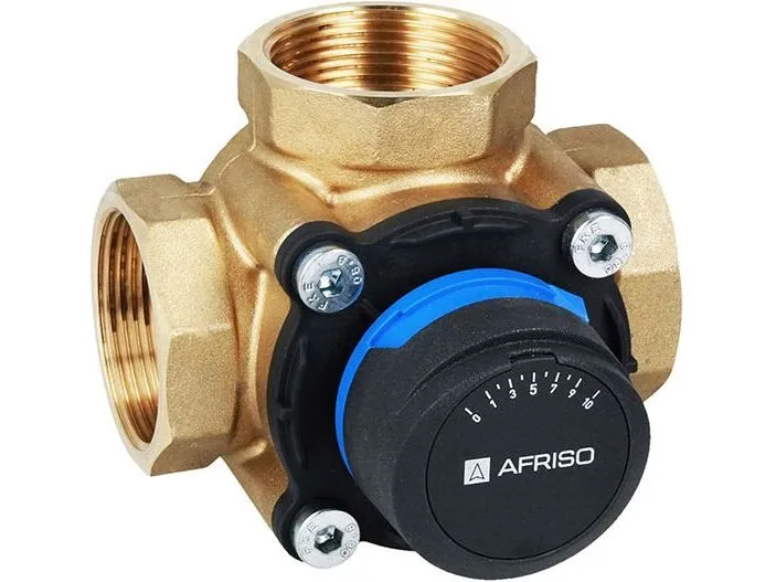 Afriso ProClick-styring: 3-vejs roterende blandeventil ARV 386 ProClick, DN40, Rp1 1/2