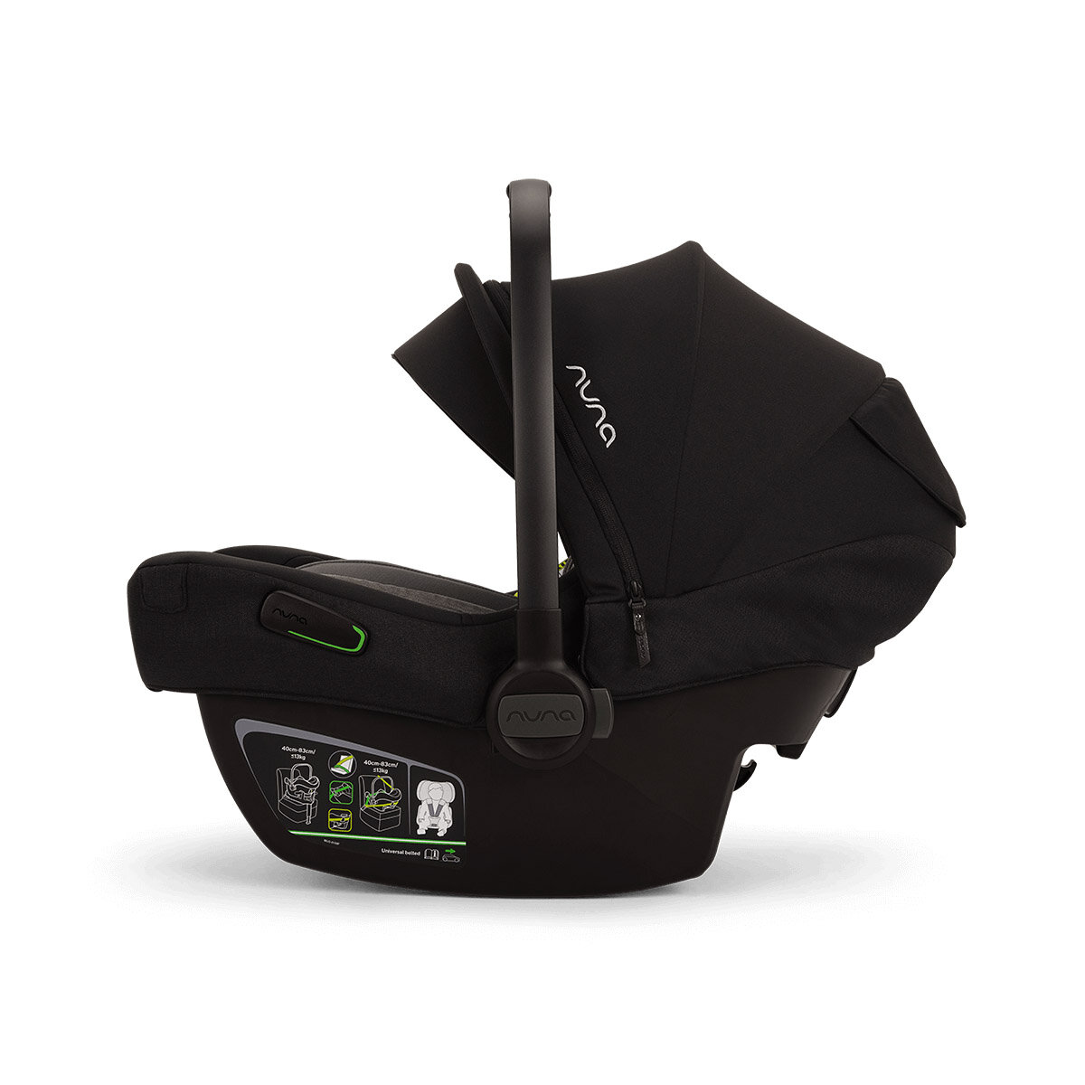ABC Design GmbH ABC Design Kombi-Kinderwagen Salsa 5 Air Set inkl. Adapter für Babyschale + Nuna Babyschale Pipa Next i-Size Caviar Kollektion 2024 mit Nuna Base Next