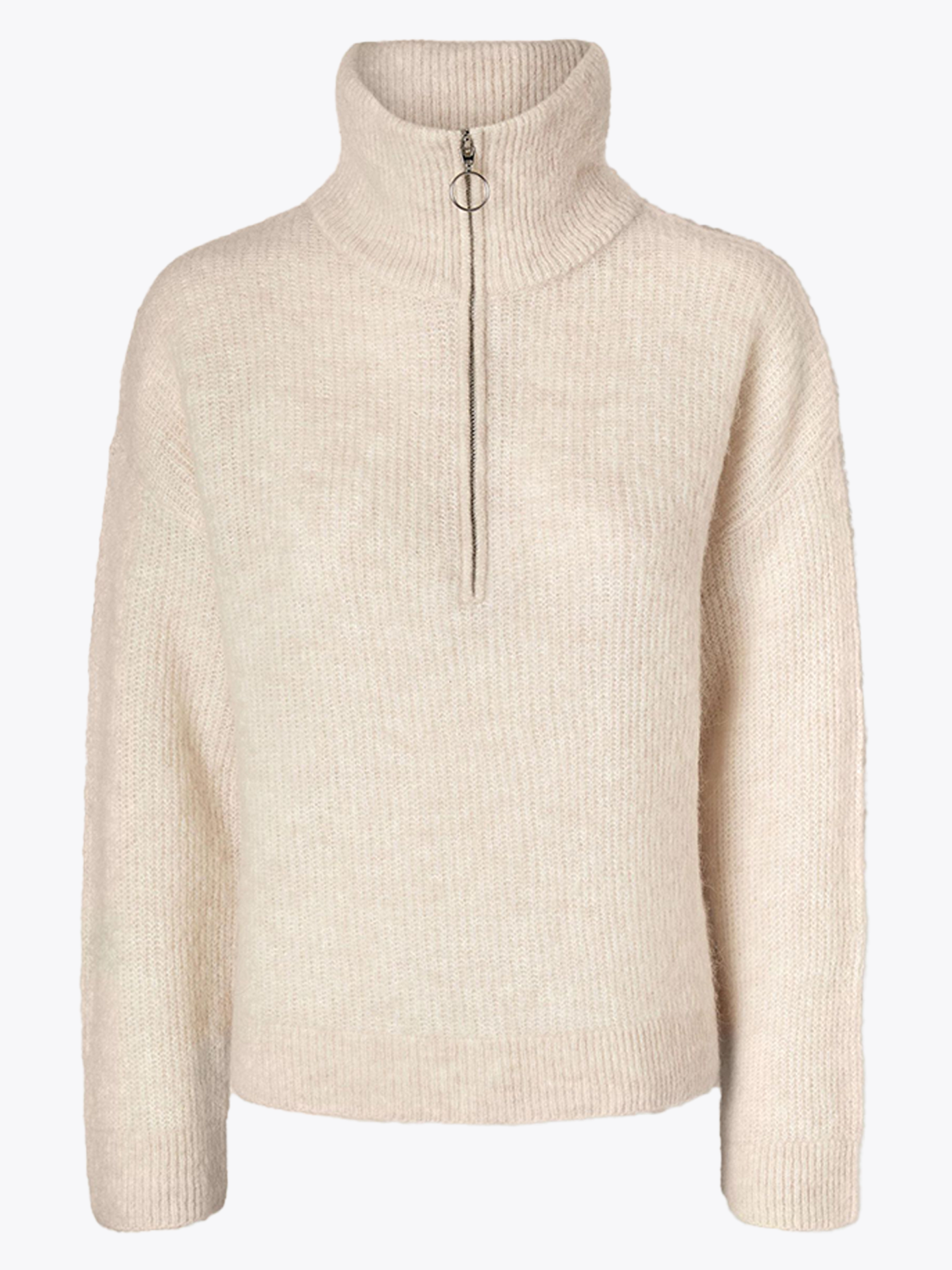 Sia Ras Long Sleeve Knit Half Zip