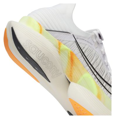 Chaussures Running Saucony Endorphin Elite 2 Blanc/Orange Unisexe