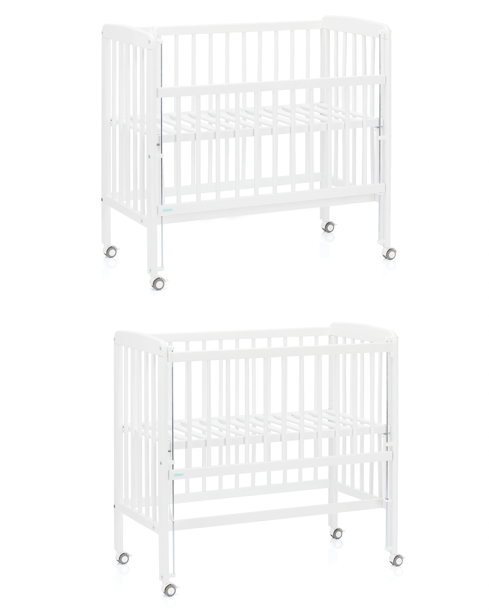 Beistellbett NINO (90x45) in weiß