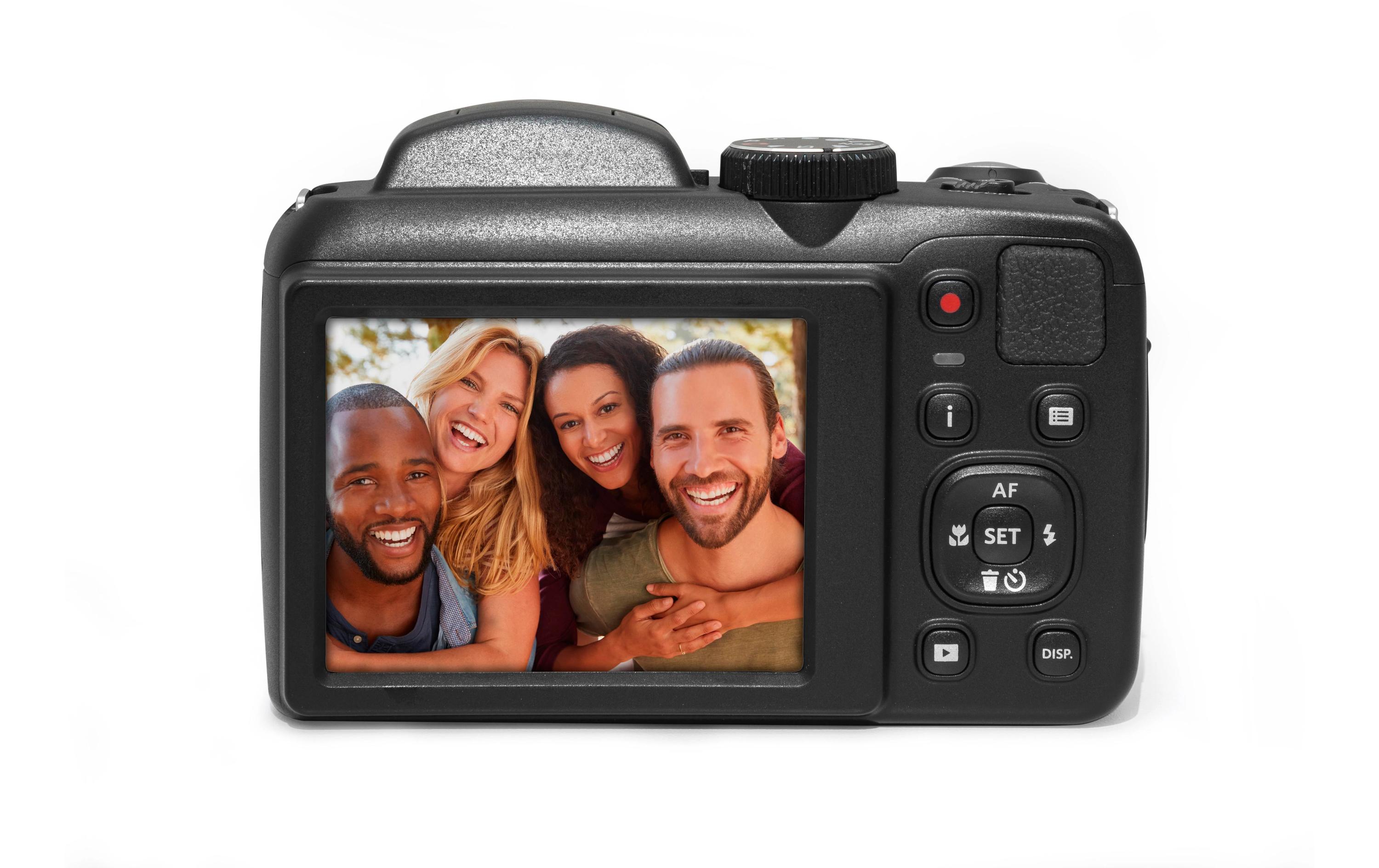 Fotokamera Pixpro Astra Zoom AZ255 – Schwarz<br>Vielseitige, kompakte Kamera für Foto- und Filmaufnahmen