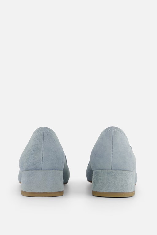Tamaris instappers met hak blauw Leer