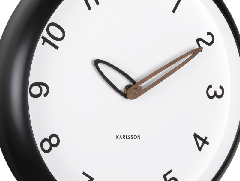 Wall Clock Bella KA6043BK Black