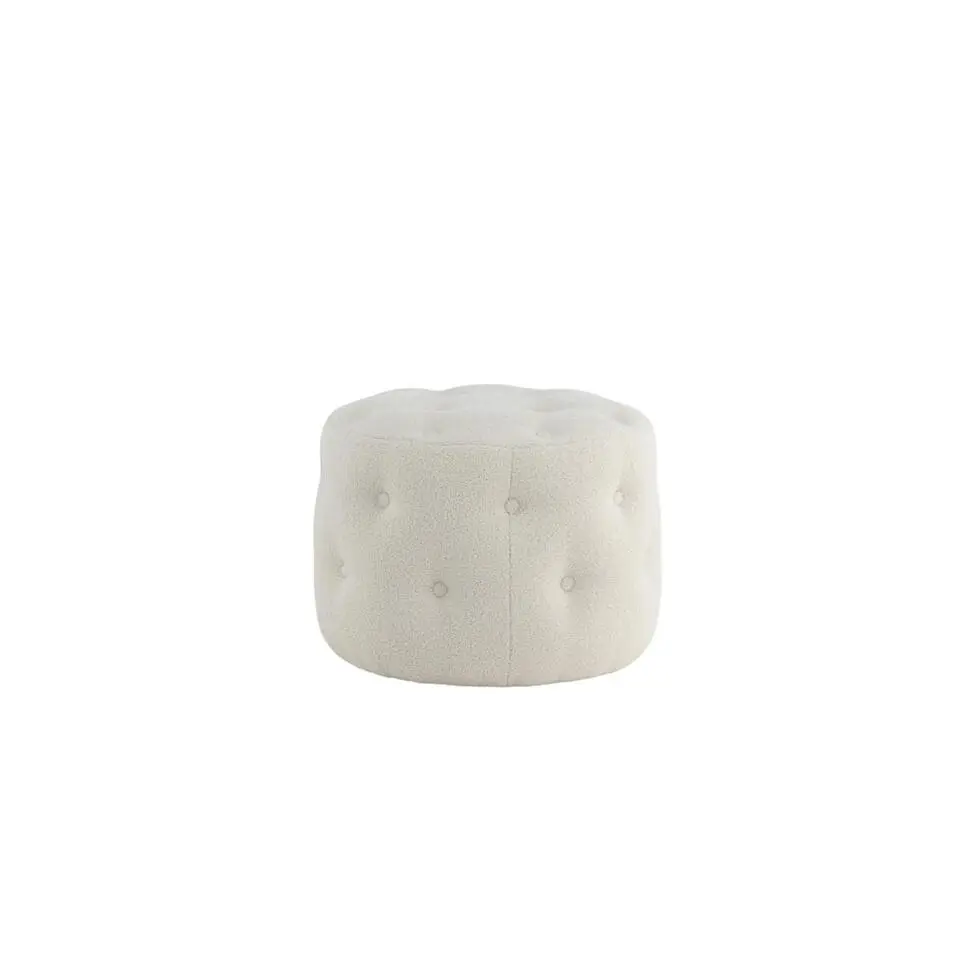 Svea - Juno hocker - teddy - wit
