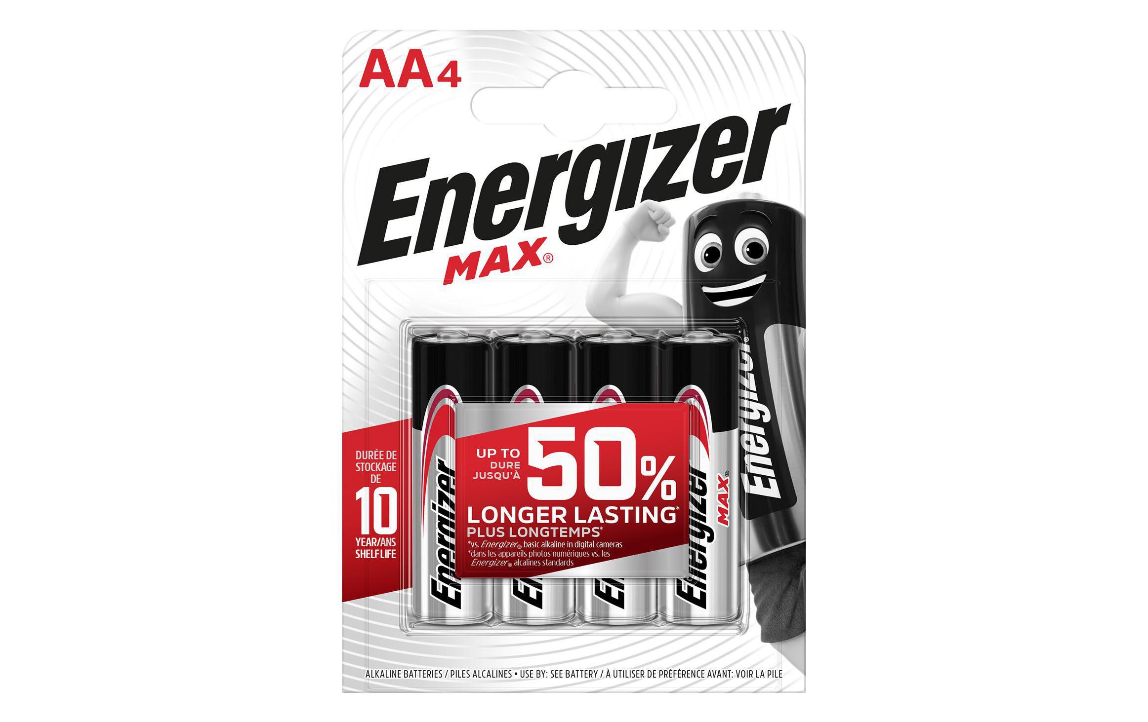 Batterie MAX AA , 4 StückTyp LR6 / AA / Mignon, 4 Stück