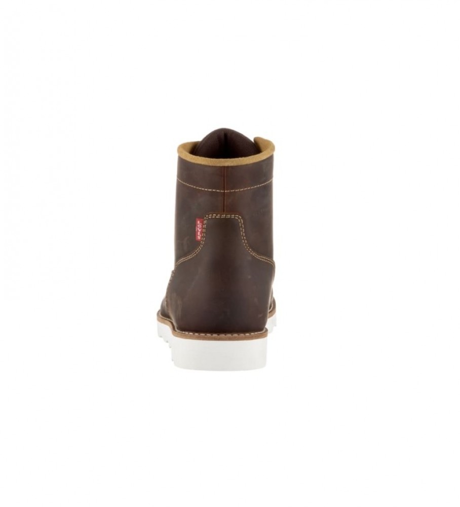Botas Levi's Darrow Mocc de couro marrom