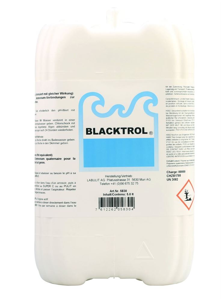 BLACKTROL Aktivator/Algenschutz liq 5 lt