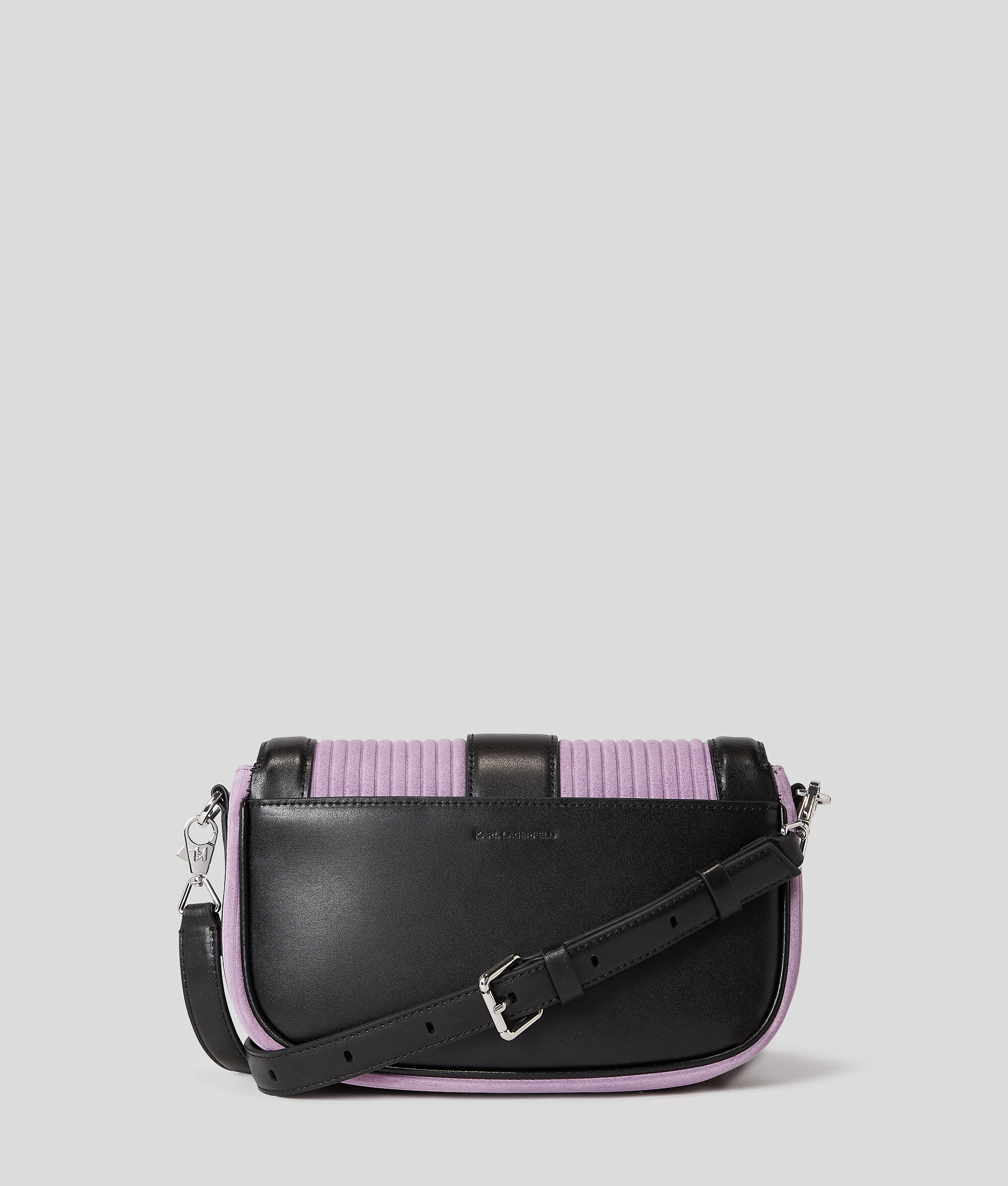 SAC BAGUETTE K/SADDLE EN VELOURS CÔTELÉ