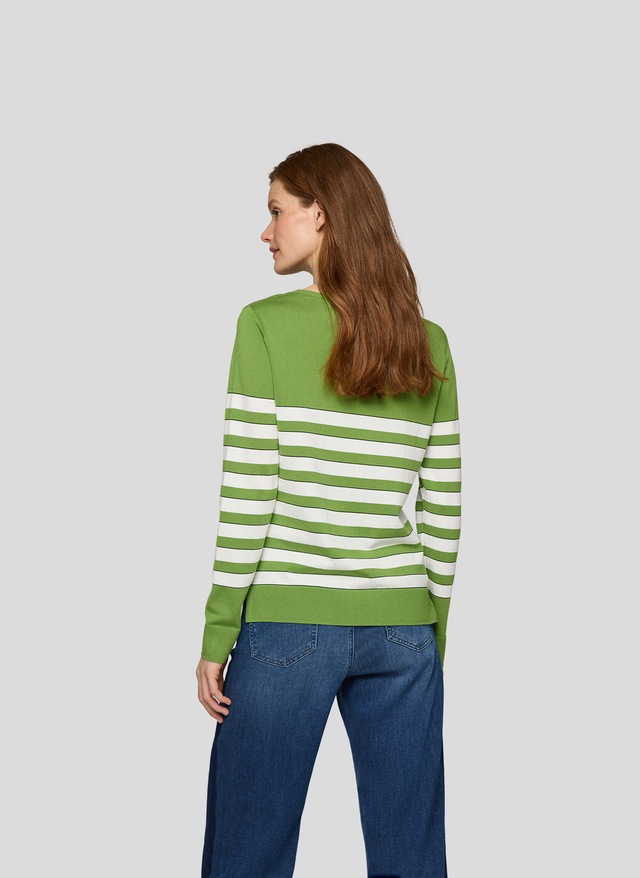 Rabe Strickpullover , im Streifen-Look