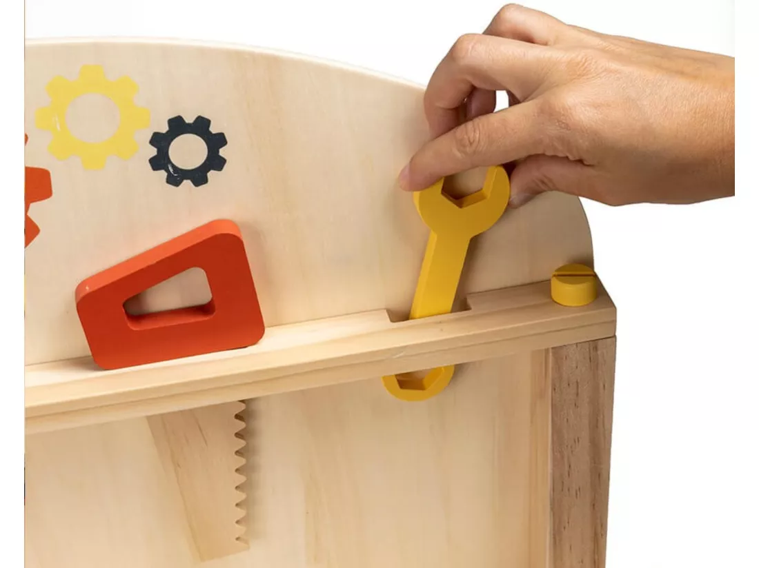 Établi de bricolage en bois pour enfant - De 3 à 12 ans