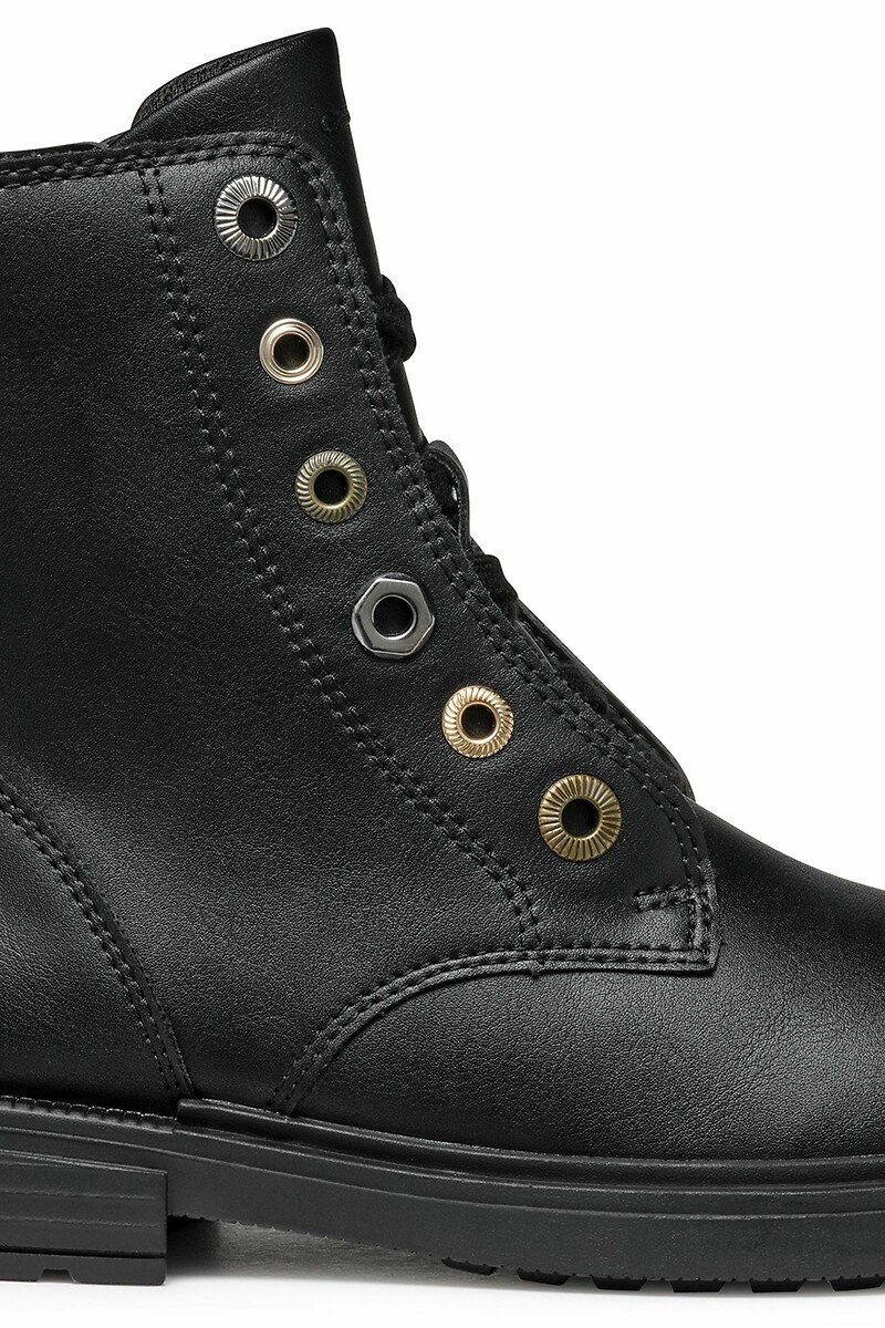 GEOX<br>Botas de cano curto respiráveis com zíper oculto Eclair