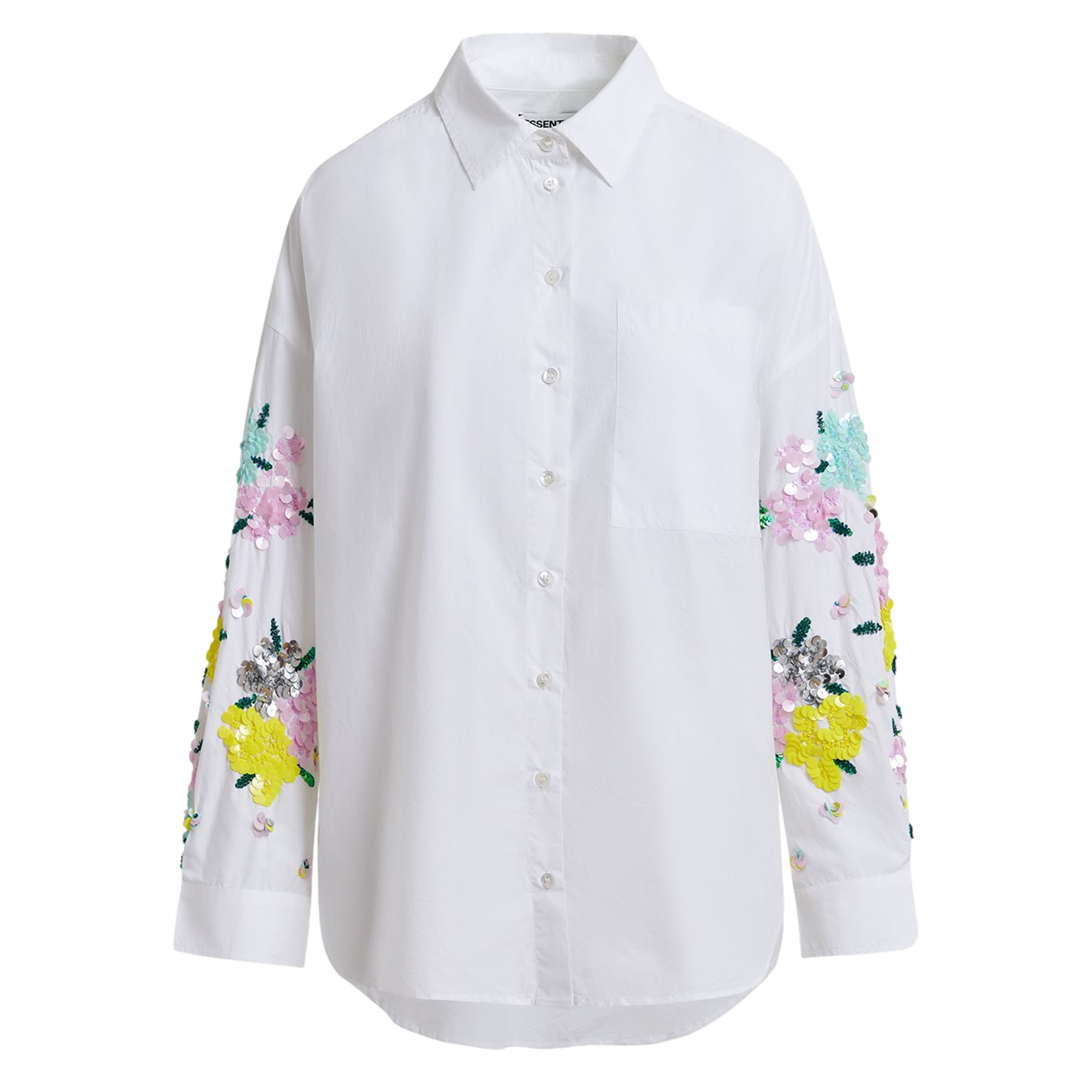 GRISTLE - Chemise col classique en coton | Blanc