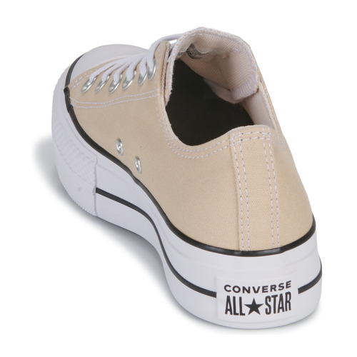 Converse - CHUCK TAYLOR ALL STAR LIFT PLATFORM SEASONAL COLOR-OAT MILK/WHIT - Beige
