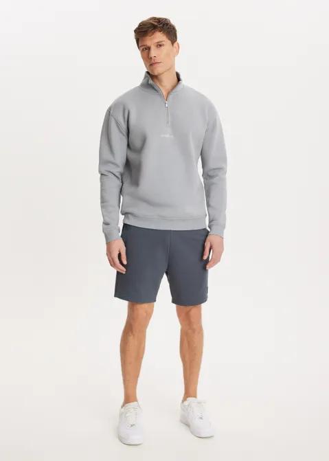Basic sweat short blauw (BLW.M)