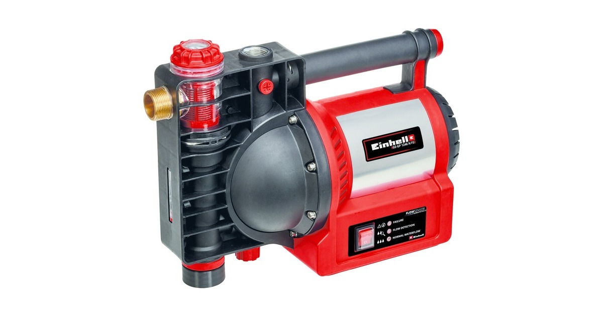 EINHELLGE-GP 1246 N FS Tuinpomp  (Rood/zwart)