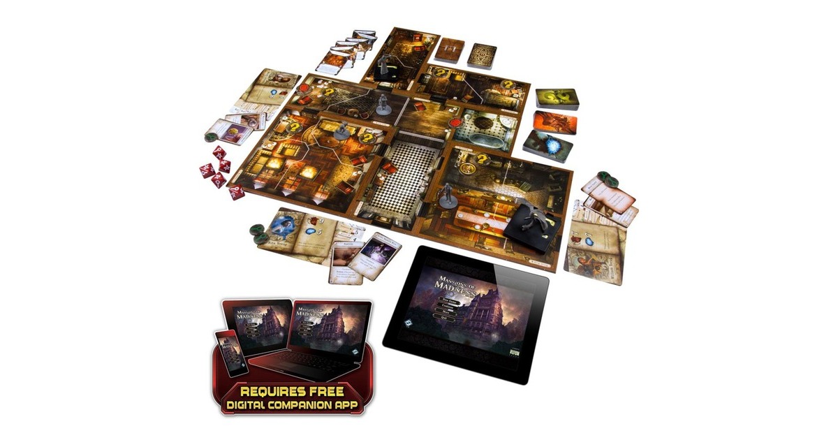 AsmodeeMansions of Madness: 2nd Edition Bordspel  (Engels, 1 - 5 spelers, 120 - 180 minuten, Vanaf 14 jaar)