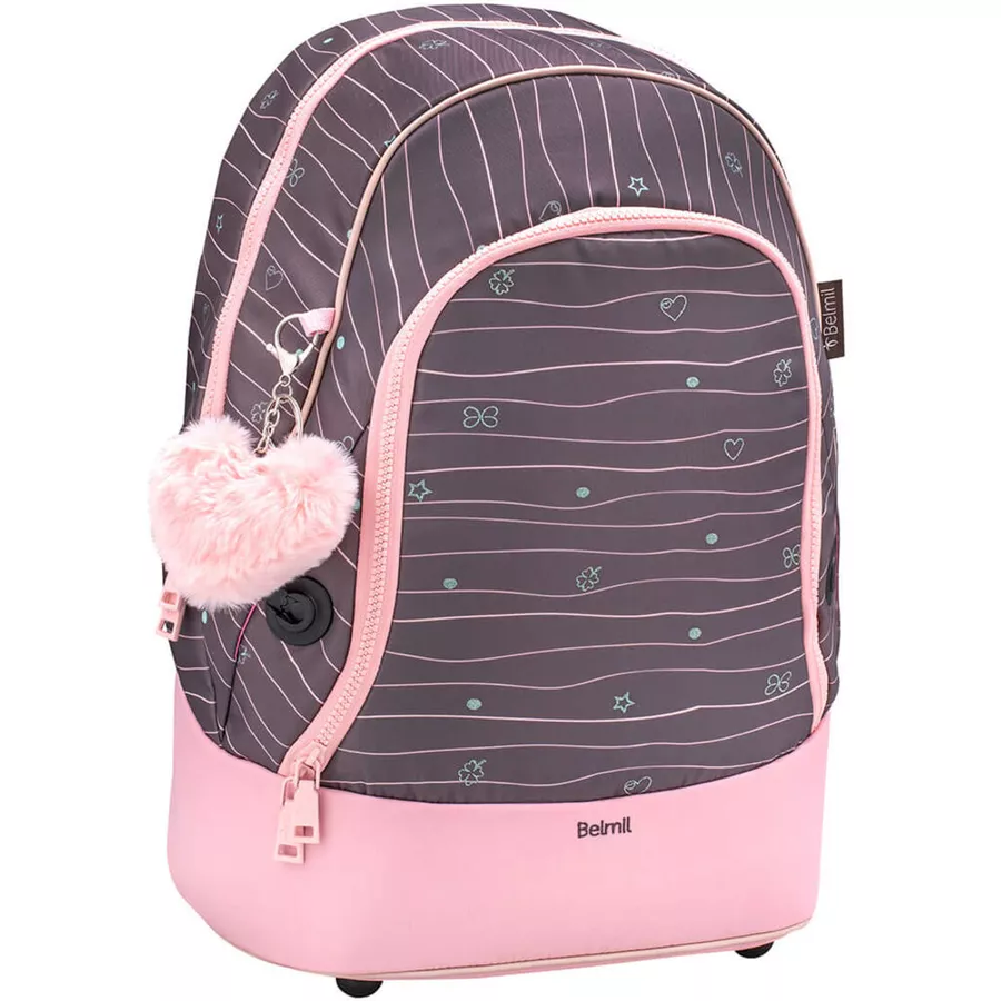 Belmil Schulrucksack 2-IN-1 Schulrucksack & Gürteltasche Mint