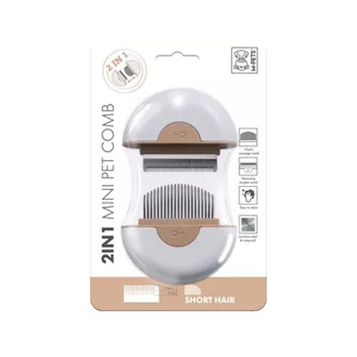 M-Pets 2 in 1 Mini Kam Kort Haar