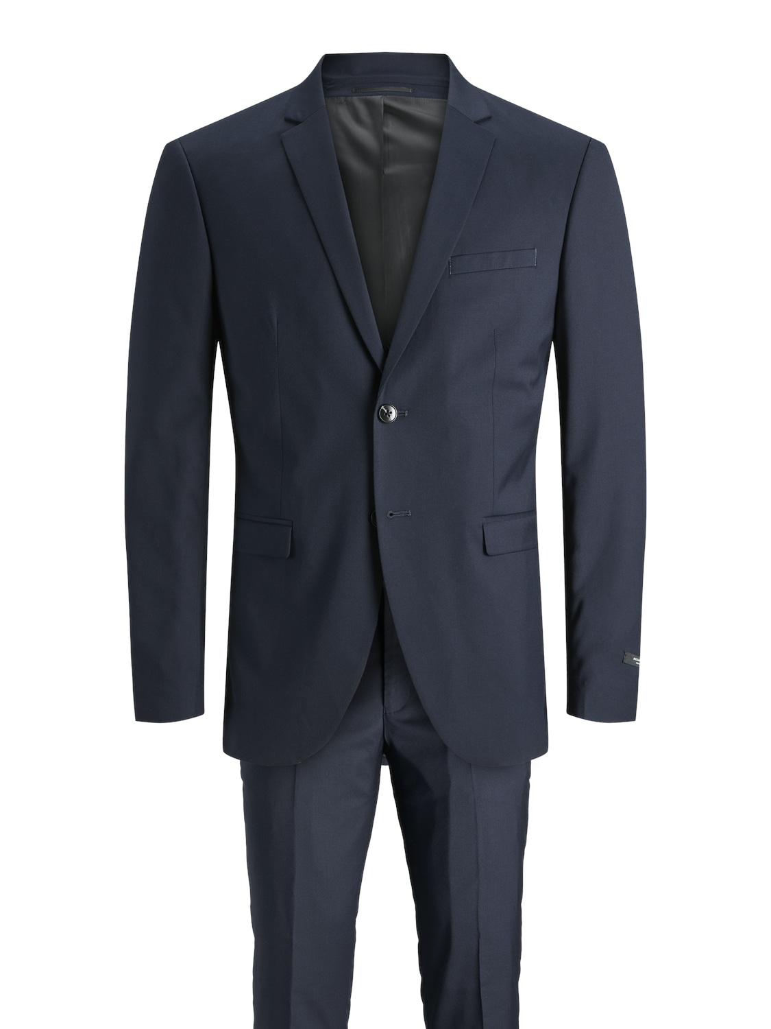 Jack & Jones Junior Anzug »JPRSOLAR elastisch und pflegeleicht für besondere Anlässe« Set, 2 Stk. tlg. slim fit unifarben, modisch, slim fit, Web, Reverskragen