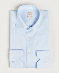 Stenströms 1899 Slim Cotton Royal Oxford Shirt Light Blue