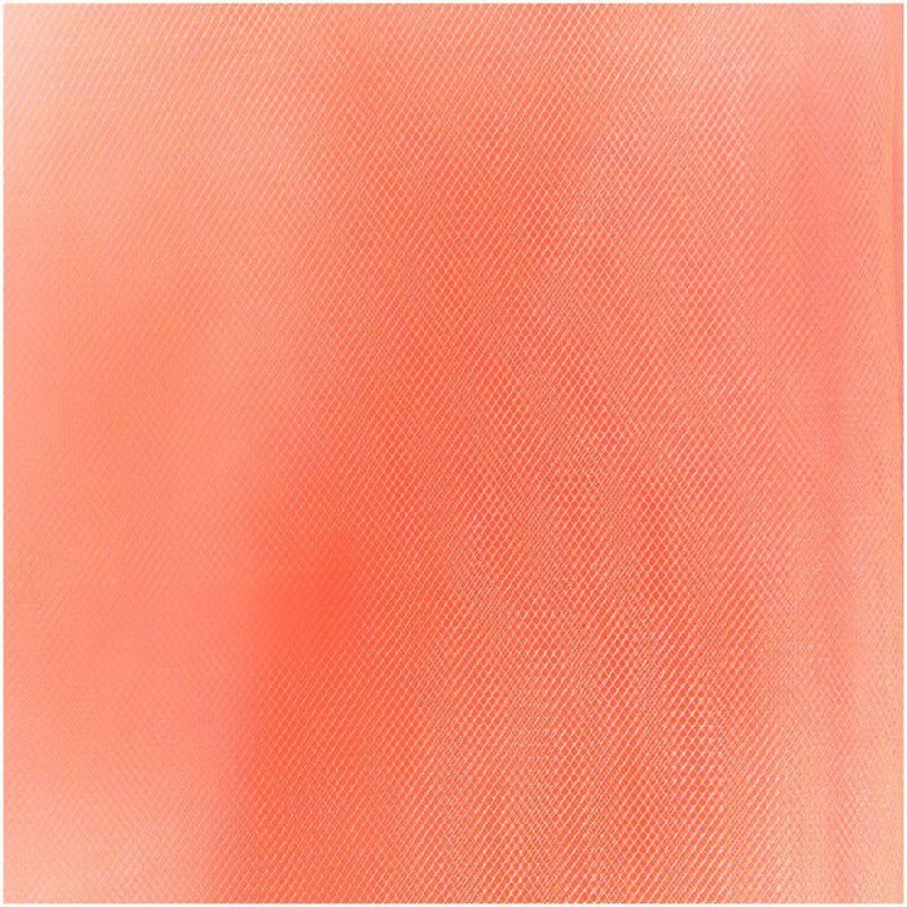 Rouleau de tulle 50 cm x 5 m - orange fluo