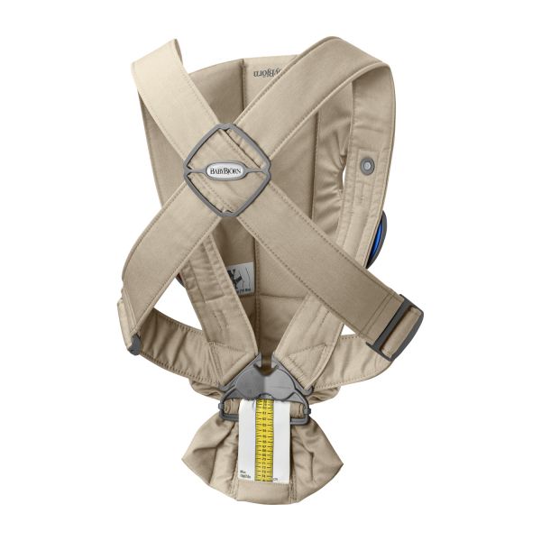 BabyBjörn Mini Geweven Draagzak - Beige