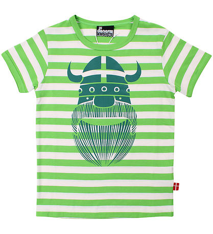 Danefæ T-Shirt - Danebasic - Hell Green/Kreide Erik