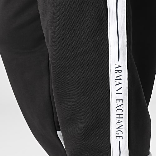 Pantalon Jogging A Bandes 3RZPFB-ZJDEZ Noir