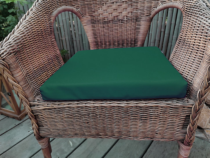 Galette de chaise Easy for life vert L.39 x l.39 x Ep.5cm