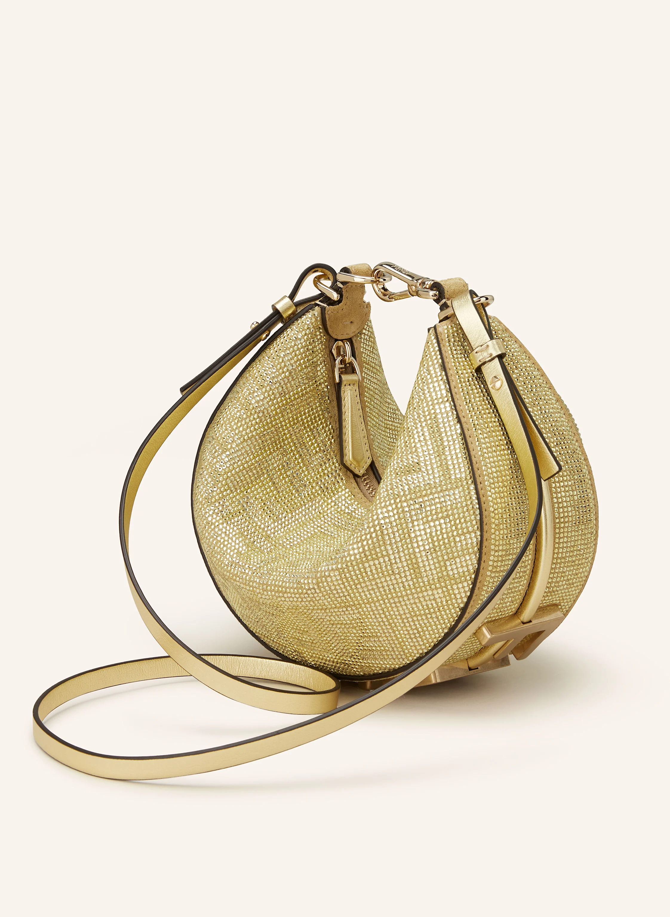 FENDI Handtasche FENDIGRAPHY MINI mit Schmucksteinen