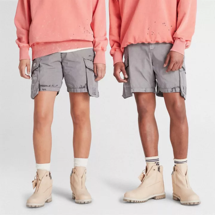 Short cargo Future73 Timberland x A-COLD-WALL* unisexe en gris foncé