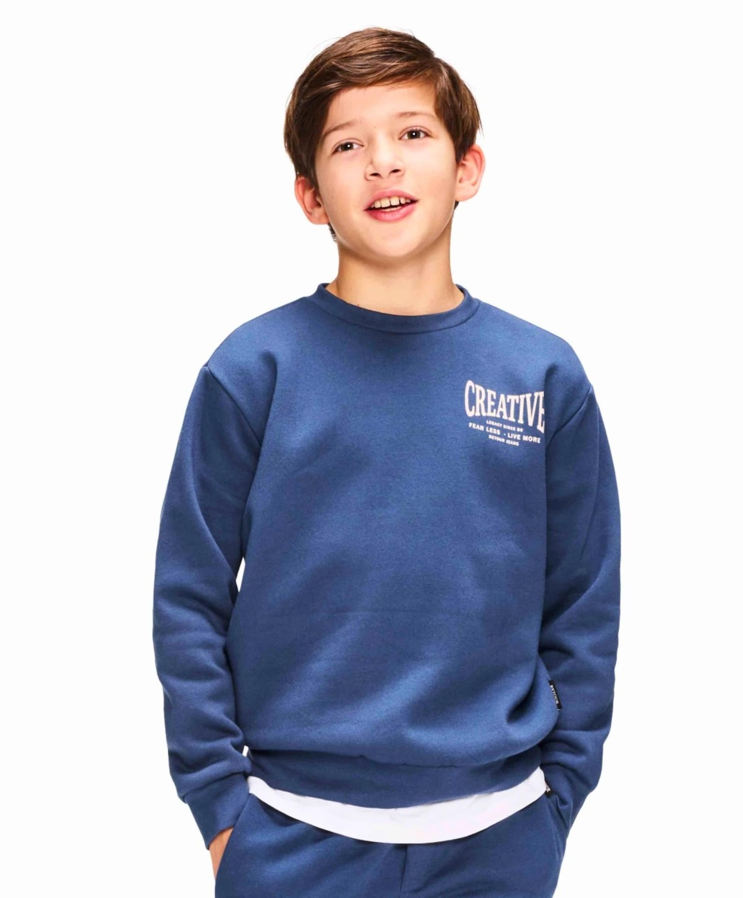 Retour Jongens trui blauw