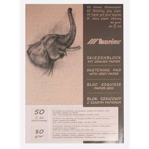 Graubrauner Skizzenblock