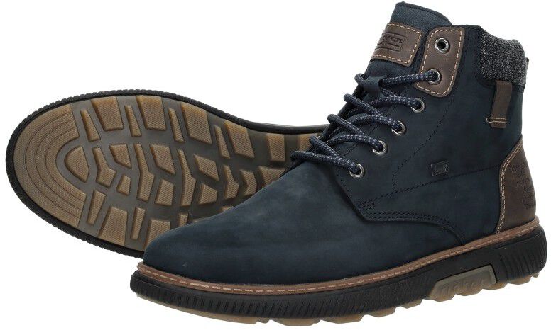 Rieker Veterschoenen Hoog blauw