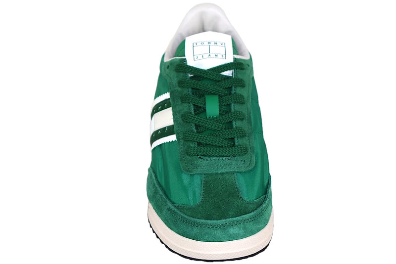 TOMMY HILFIGER - TJW RETRO RUNNER CLEATED GREEN SNEAKER