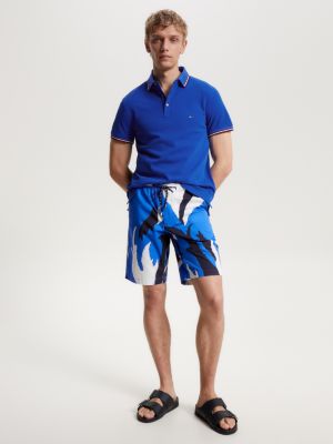 Polo Slim Fit com Detalhes em T da Coleção 1985