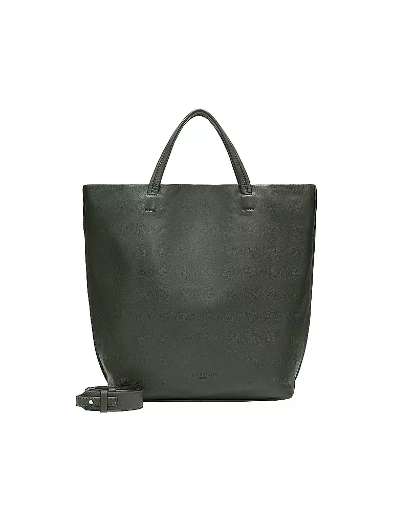 LIEBESKIND BERLIN Ledertasche - Tote Bag HERA Large dunkelgrün