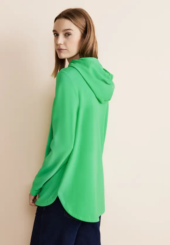 Shirt im Hoodie Style - light spring green