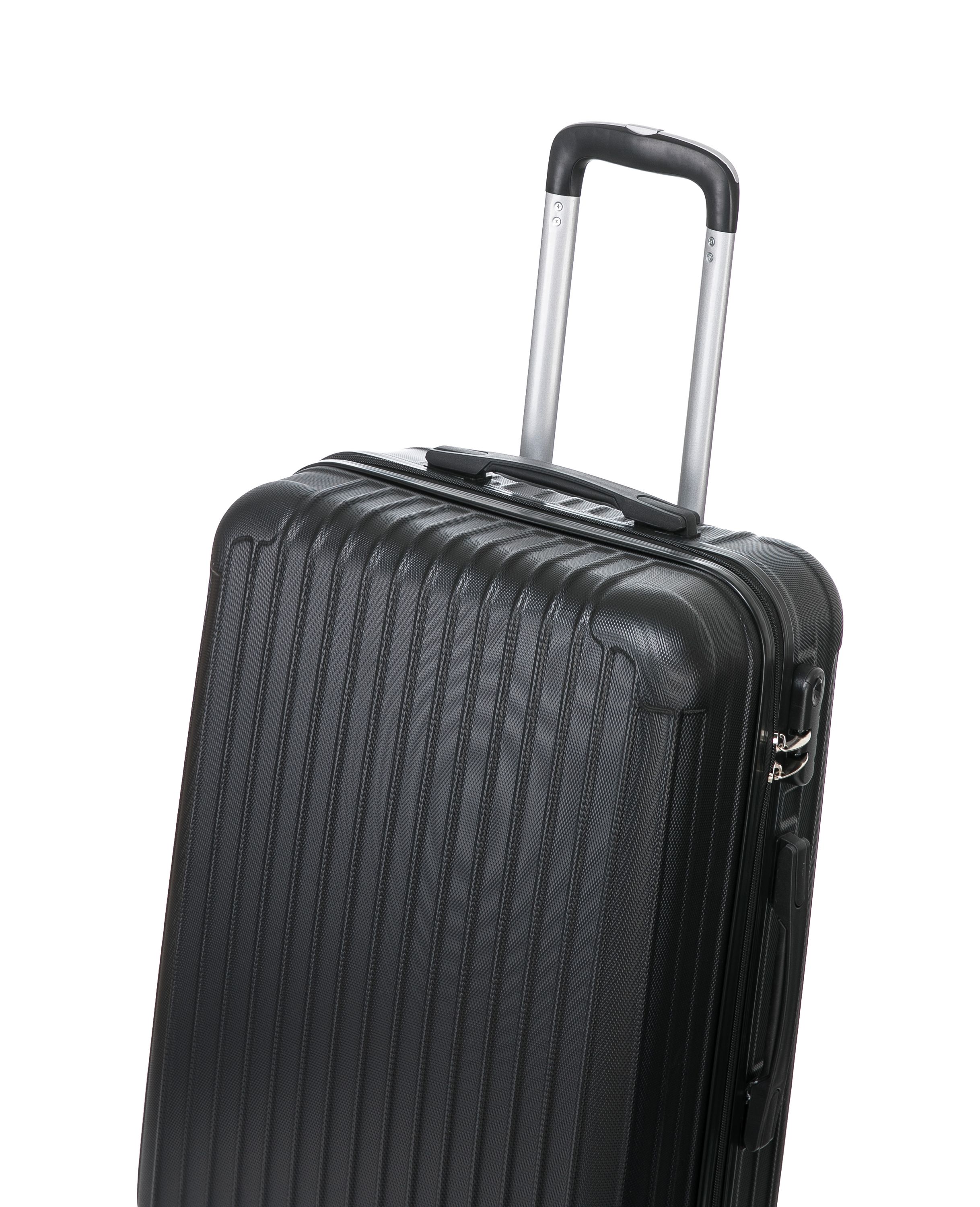 Reisekoffer Hartschalenkoffer LINN 5er Set schwarz