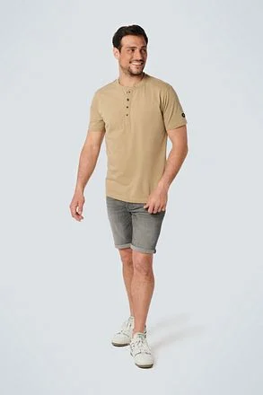 No Excess T-Shirt Knoop Khaki 20350420-043 kopen
