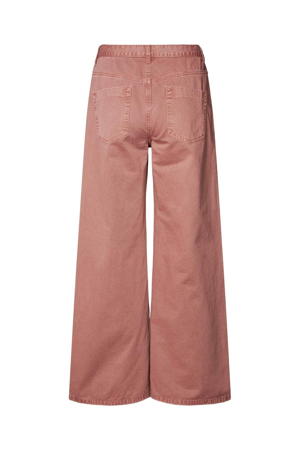 Rabens Saloner  Ini Canvas wide leg jeans - Dessert sand