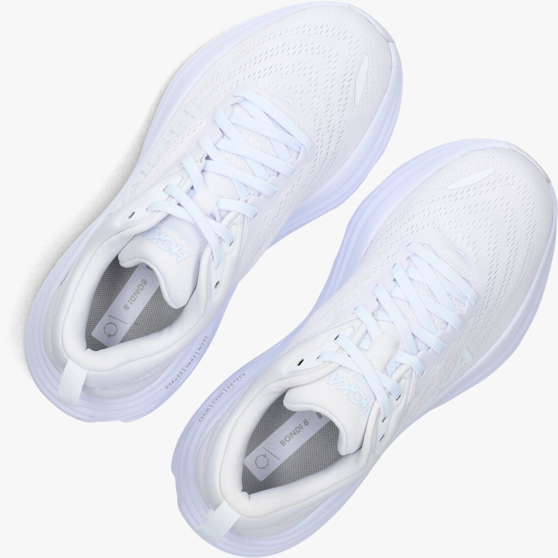 witte hoka lage sneakers bondi 8