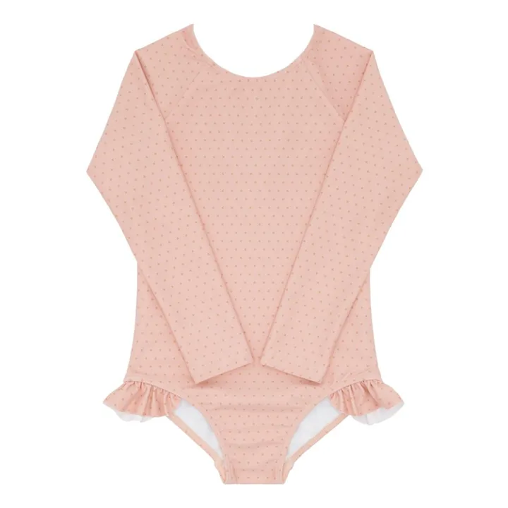 Minnow Maillot 1 Pièce Anti-UV Pois | Rose