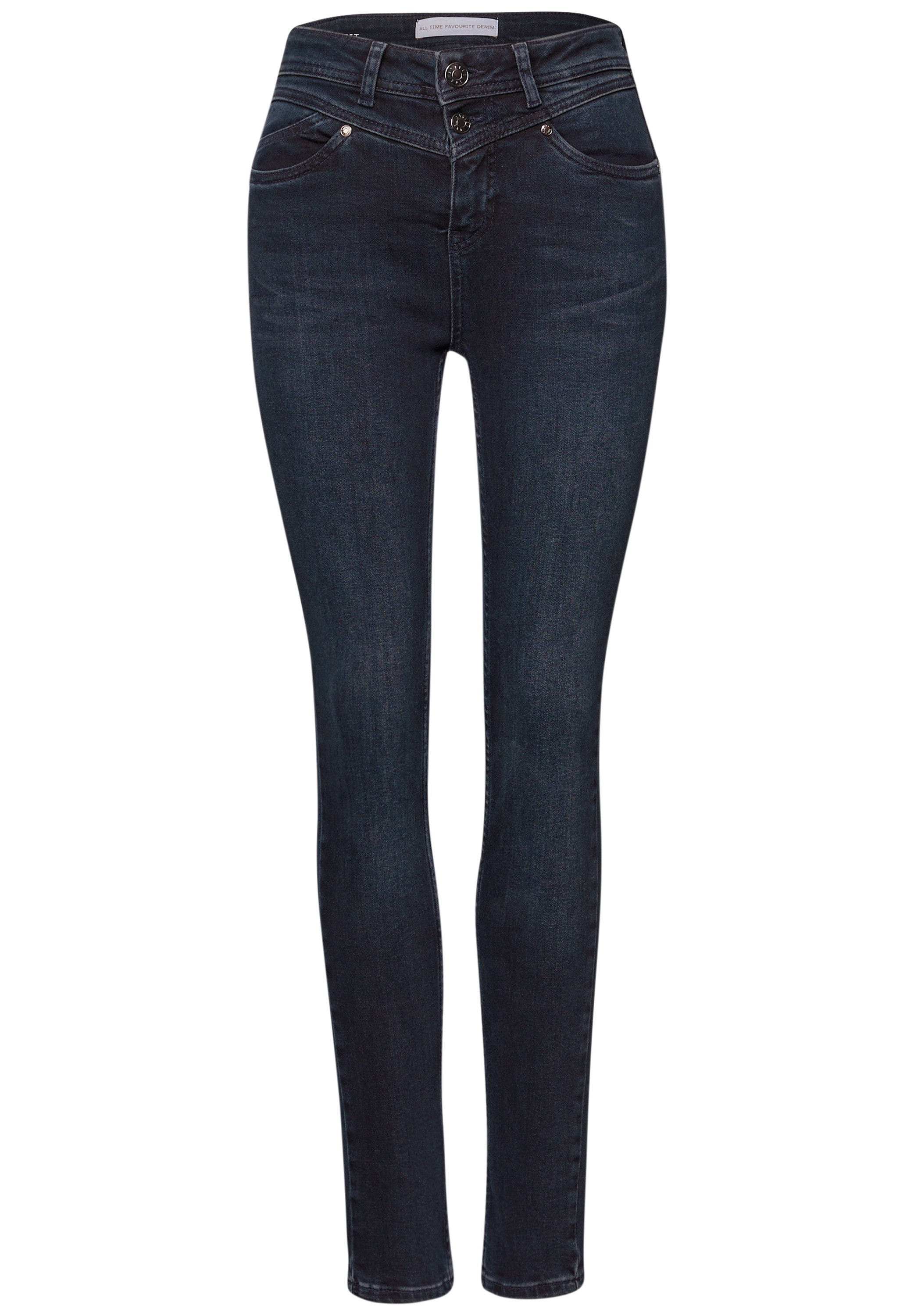 STREET ONE Slim-fit-Jeans »Style York«, im 5-Pocket-Style und mit Stretch