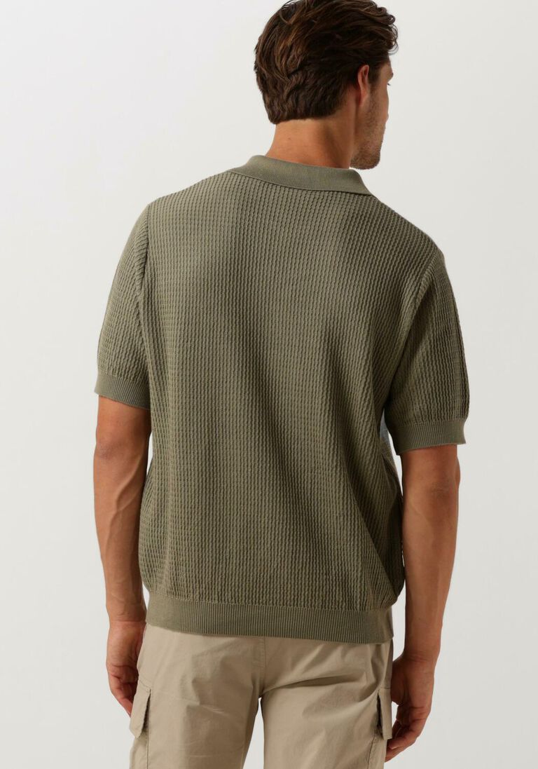 FOR\u00C9T groene for&eacute;t polo moment half zip knit
